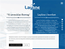Tablet Screenshot of layline.se